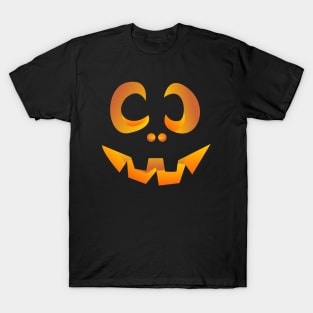 Pumpkin Funny Smile Halloween Costume T-Shirt